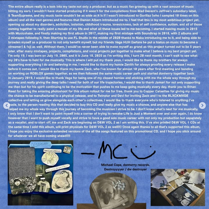 LIFE IS JUST A MOMENT [CD]